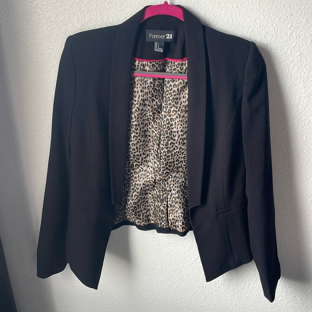 Black blazer.